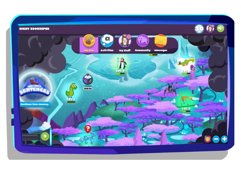 11 awesome ways Night Zookeeper develops reading and writing skills! thumbnail